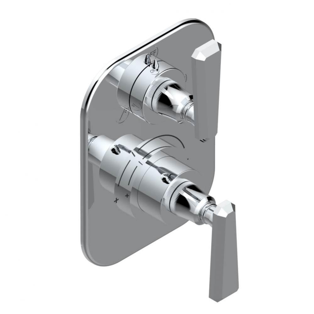 Trim for thg thermostat with 2-way diverter, rough part supplied with fixing box ref. 5 500AE/US