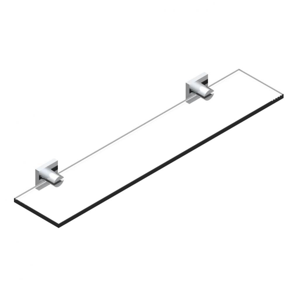 A6H-564 - Glass Shelf 23 5/8'' Long With Brackets