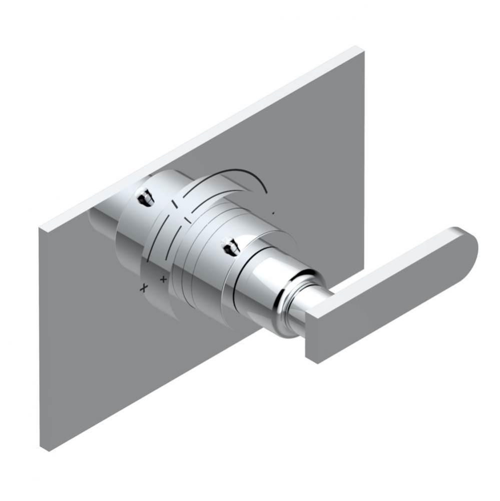 Trim for THG thermostatic valve, rough part supplied with fixing box ref.5 200AE/US