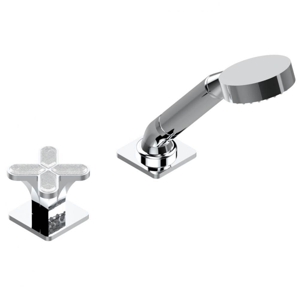 A6G-6532/60A - Deck Mounted Mixer With Handshower Progressive Cartridge