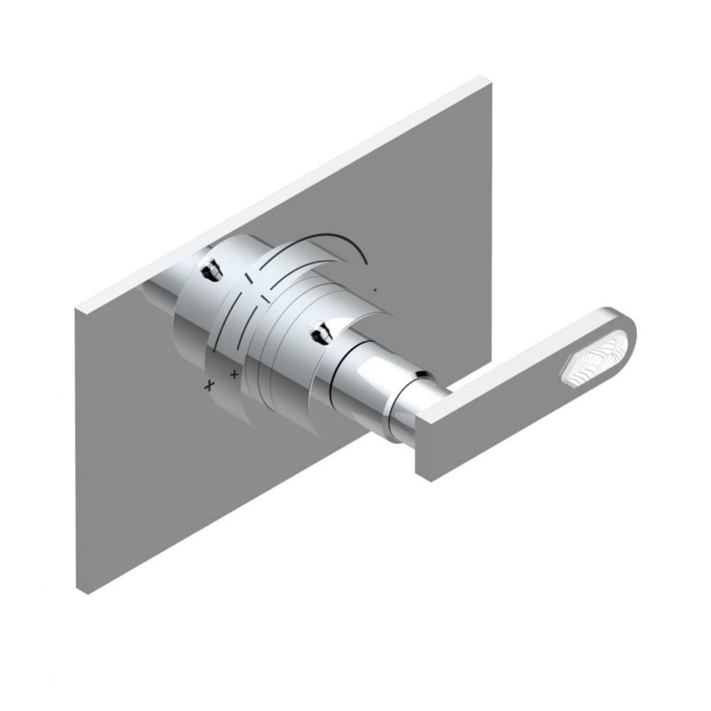 Trim for THG thermostatic valve, rough part supplied with fixing box ref.5 200AE/US