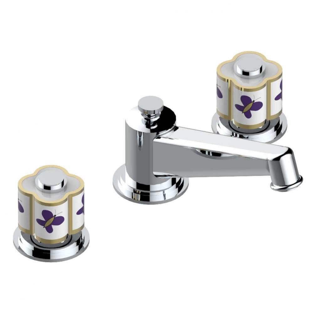 A7D-152M/US - Widespread Lavatory Set High Spout With Drain For 1 1/4'' + Countertop