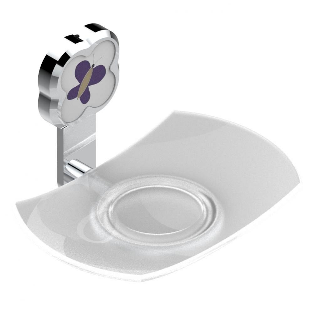 A7D-500 - Glass Soap Dish Wall Mounted