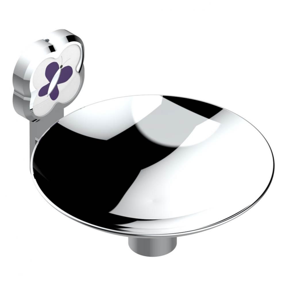 Soap dish, wall mounted, 6'' diameter