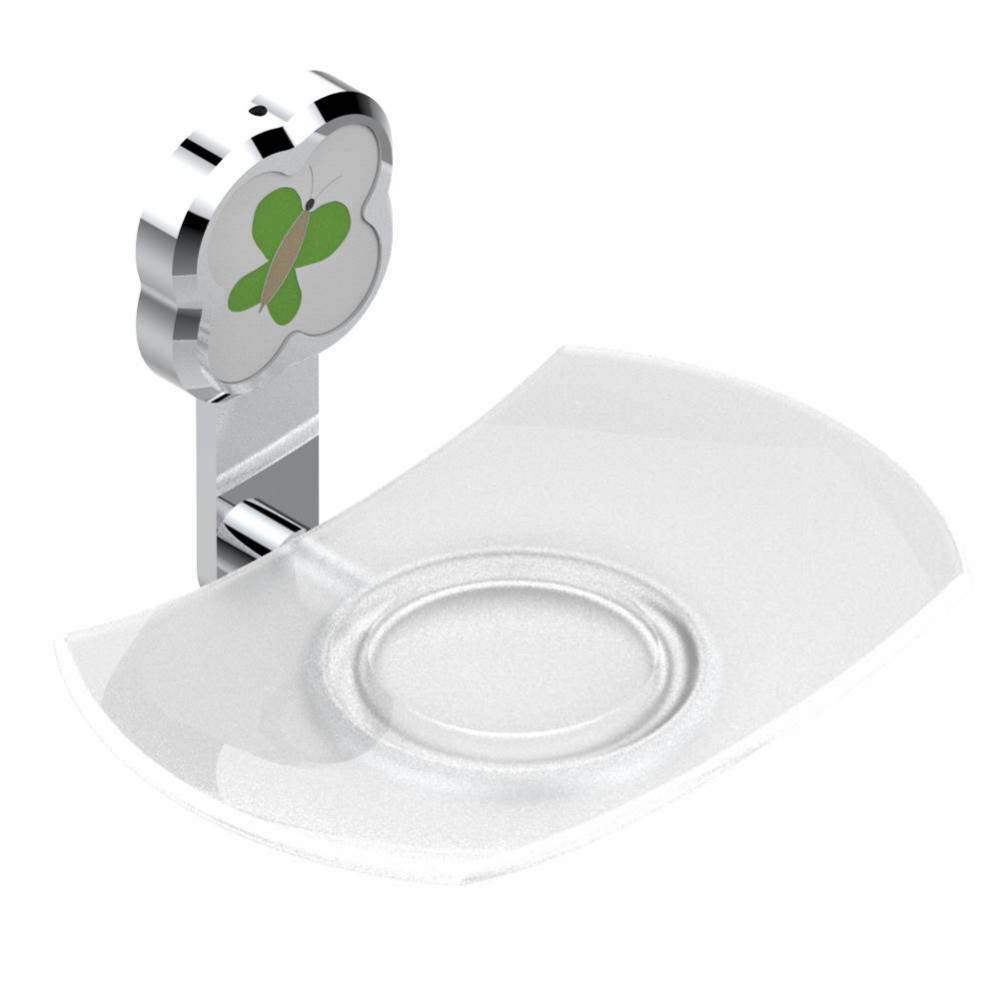 A7E-500 - Glass Soap Dish Wall Mounted