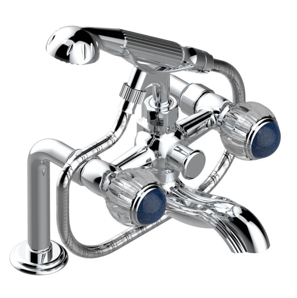 A8S-13G/US - Exposed Tub Filler With Cradle Handshower Deck Mounted