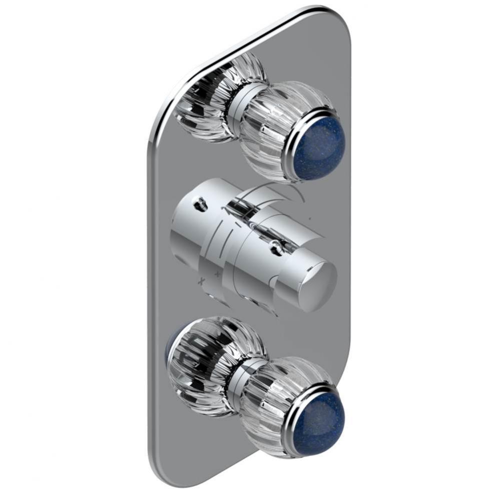 A8S-5400BE - Trim For Thg Thermostatic Valve 2 Volume Controls Ref. 5400Ae/Us