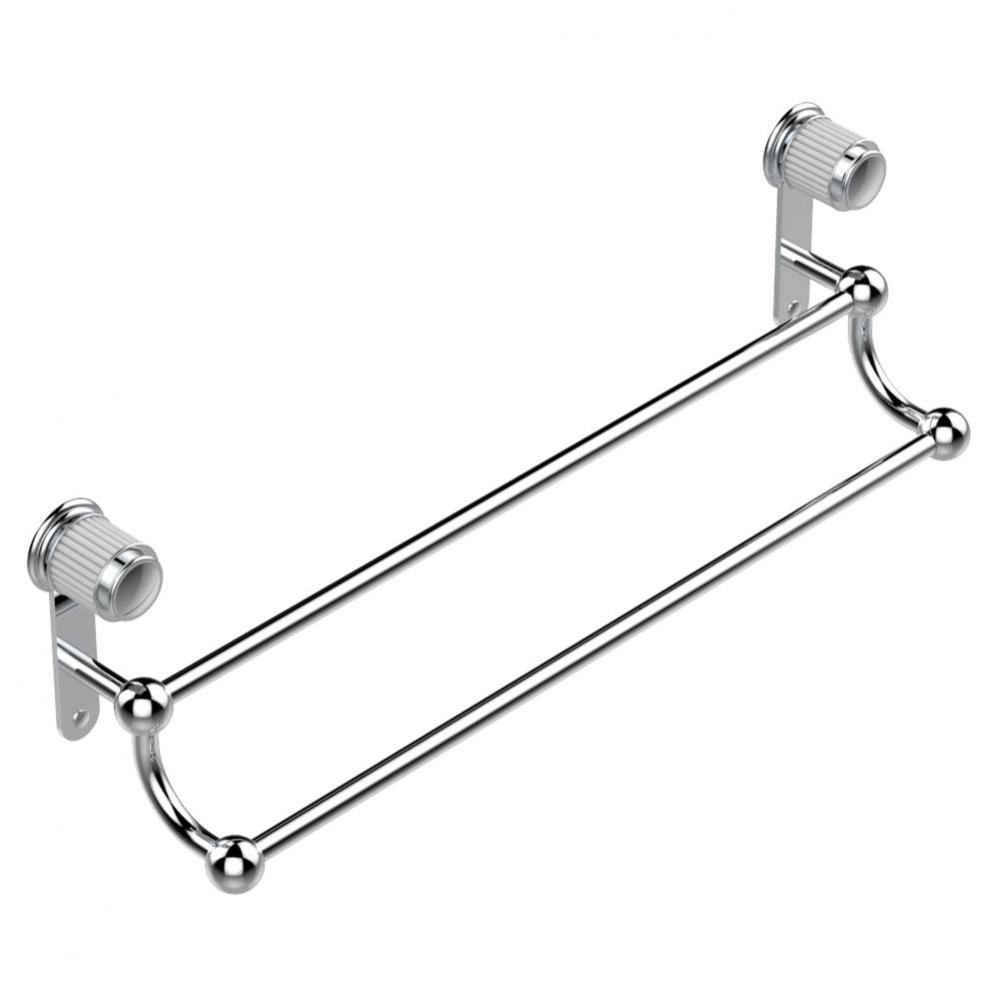 Double towel bar, 24'' long