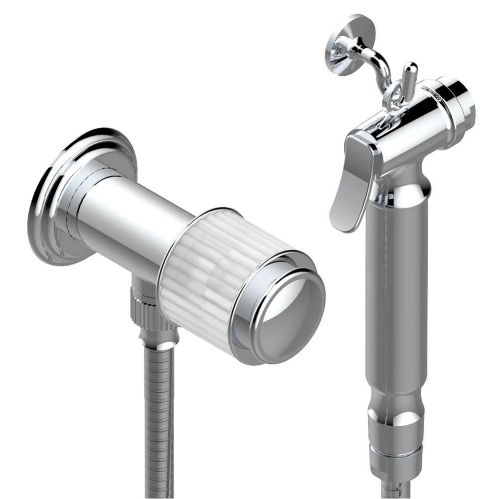 A9B-5840/8US - Handheld Spray Bidet With Hose Elbow/Hook