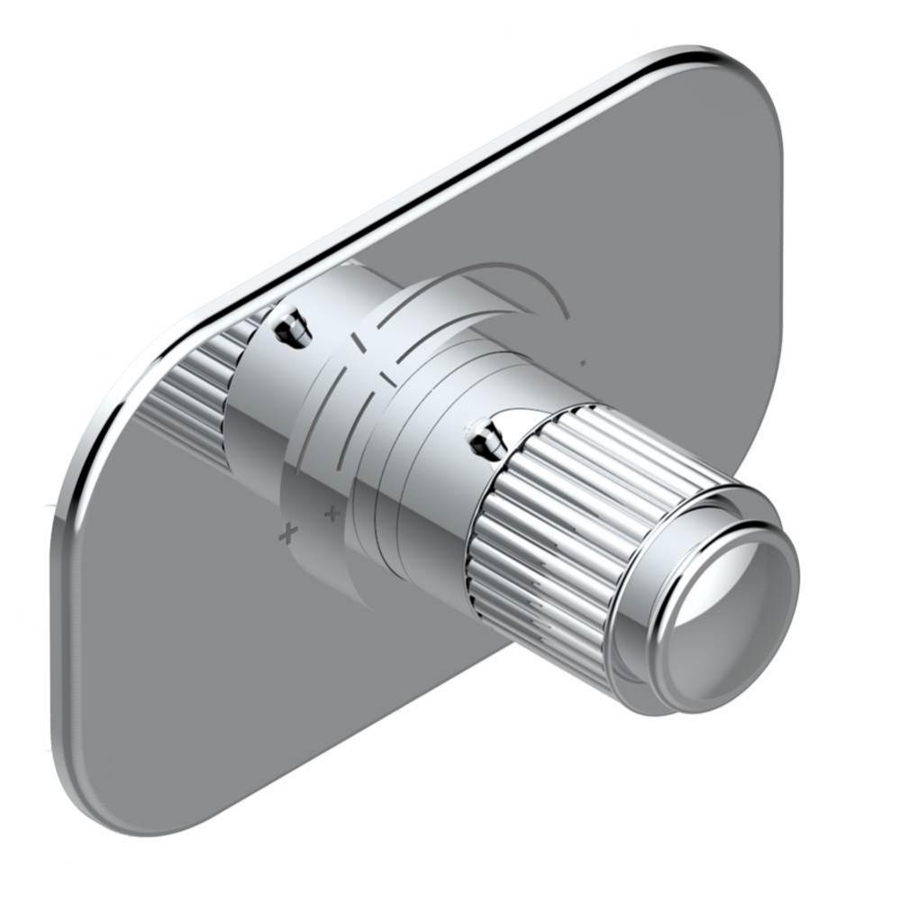 Trim for THG thermostatic valve, rough part supplied with fixing box ref.5 200AE/US