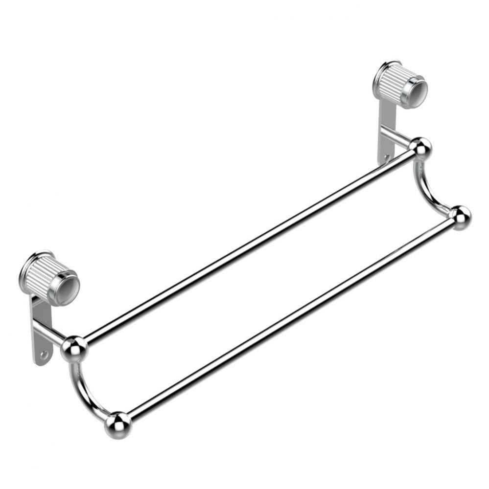 Double towel bar, 24'' long