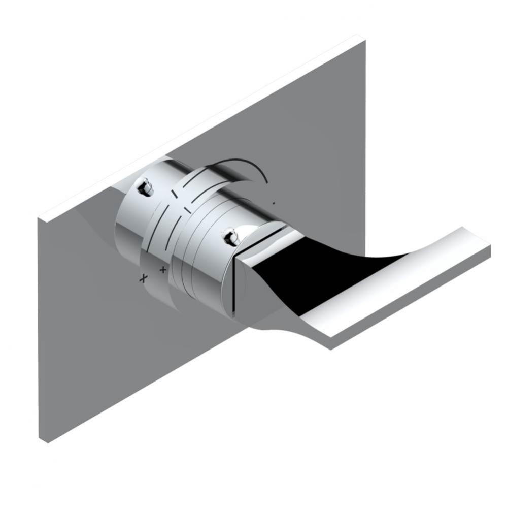 Trim for THG thermostatic valve, rough part supplied with fixing box ref.5 200AE/US