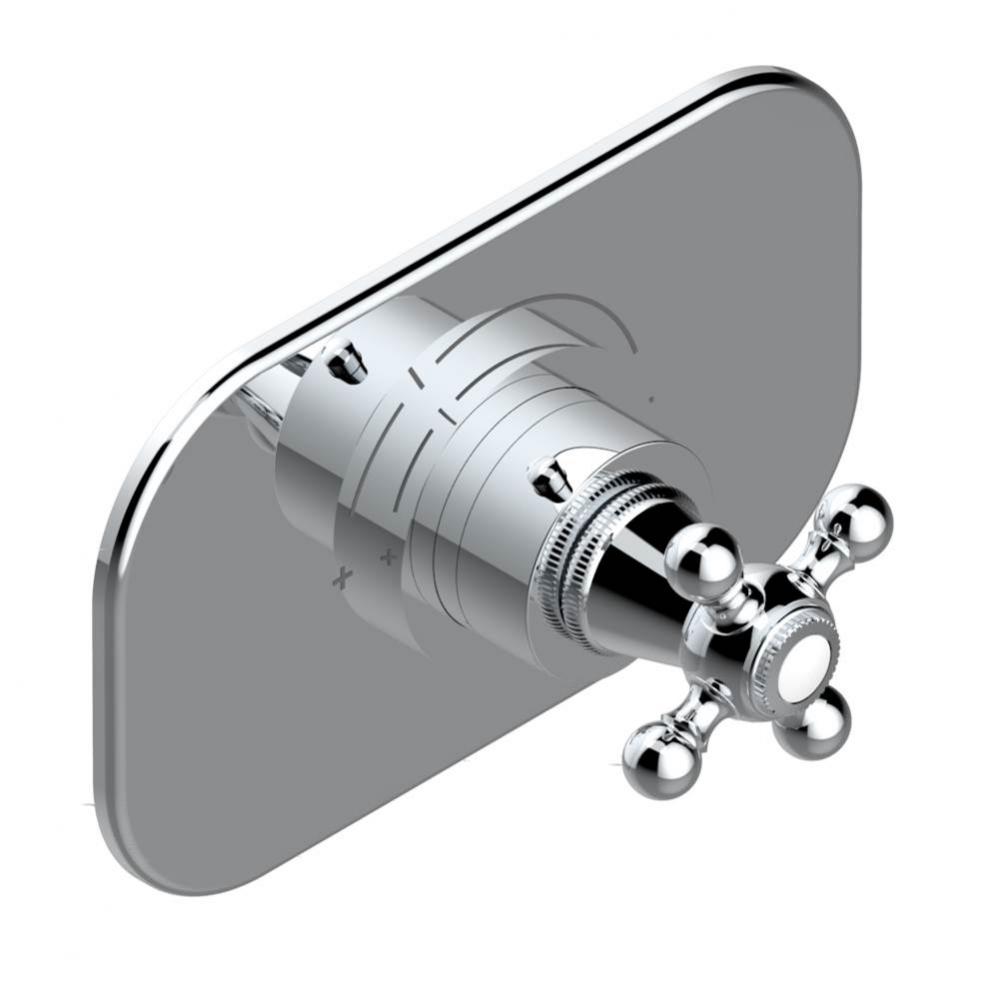 Trim for THG thermostatic valve, rough part supplied with fixing box ref.5 200AE/US