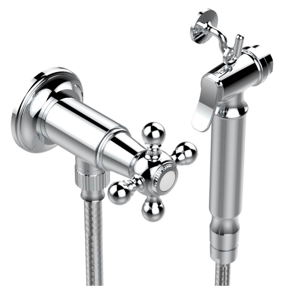 G08-5840/8US - Handheld Spray Bidet With Hose Elbow/Hook