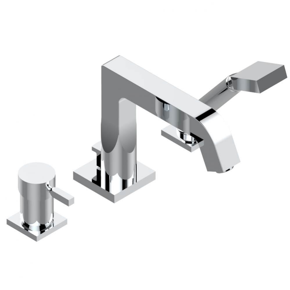 G1U-113BGUS - Deck Mounted Tub Filler Single Control With Diverter Spout And Handshower 3/4'&