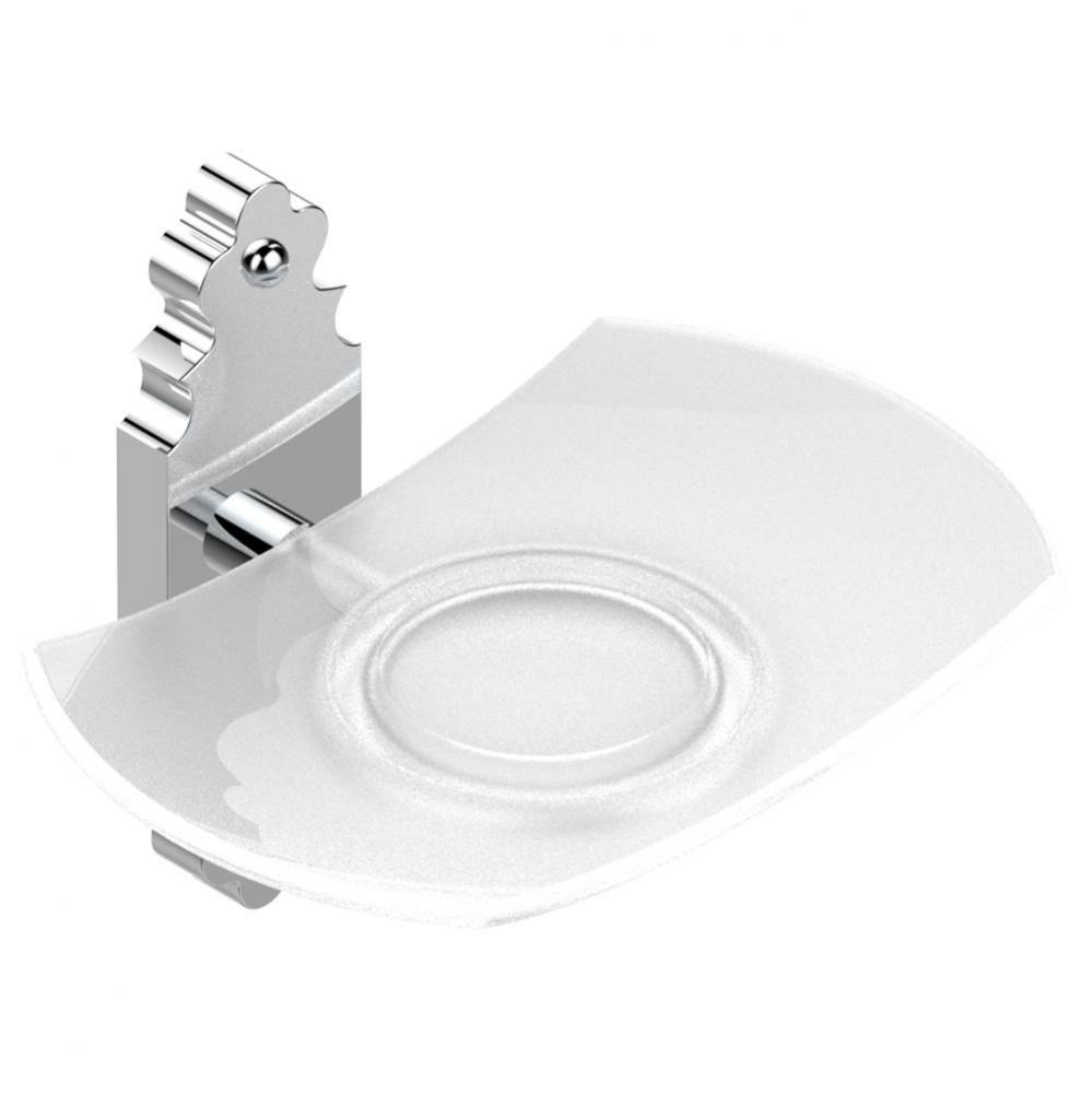 G25-500 - Glass Soap Dish Wall Mounted