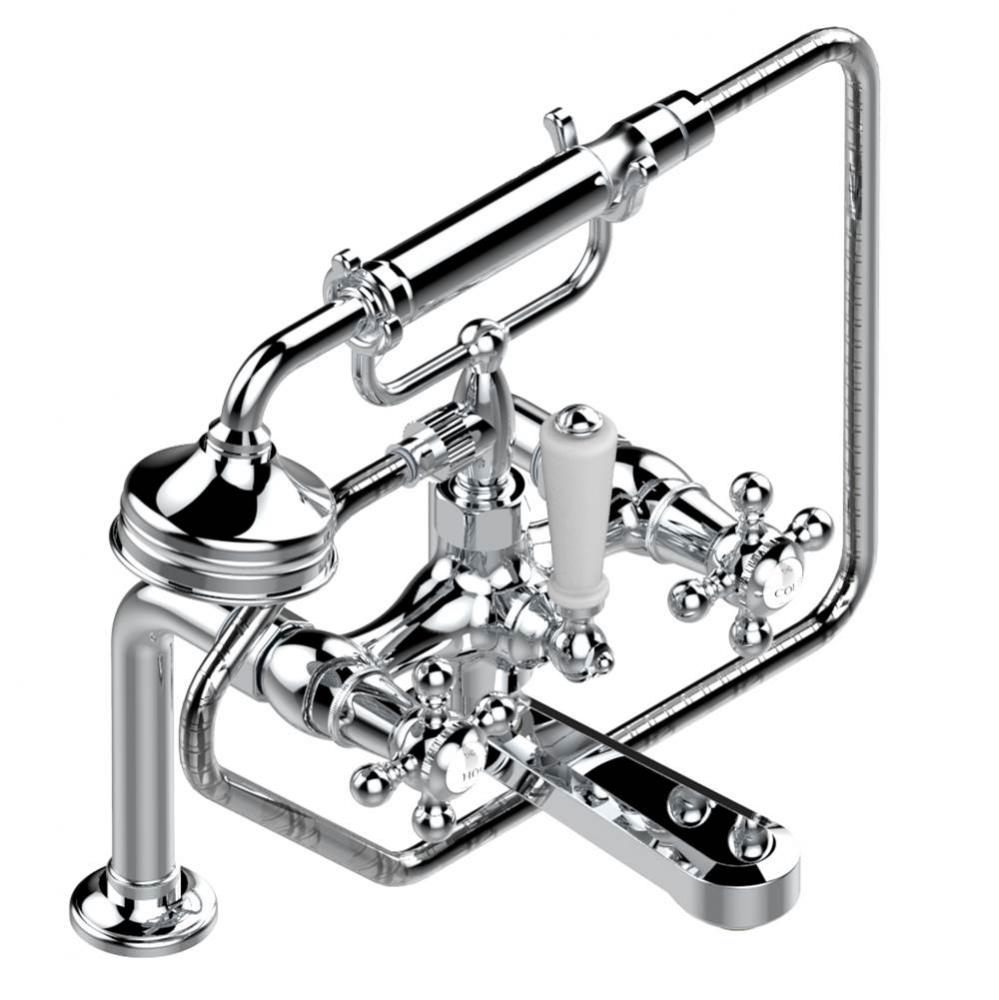 G29-13G/US - Exposed Tub Filler With Cradle Handshower Deck Mounted