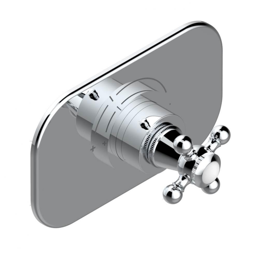 Trim for THG thermostatic valve, rough part supplied with fixing box ref.5 200AE/US