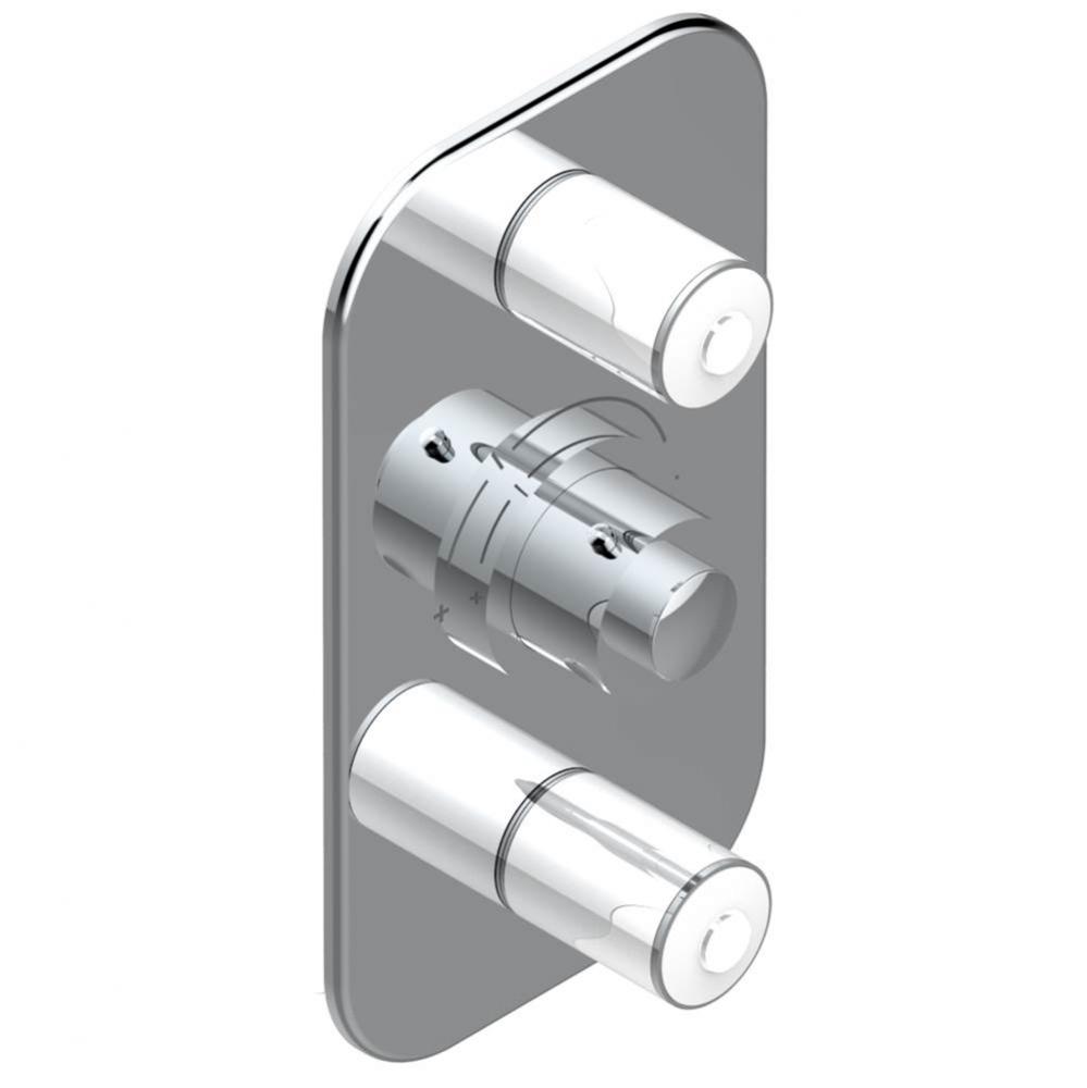 G2K-5400BE - Trim For Thg Thermostatic Valve 2 Volume Controls Ref. 5400Ae/Us