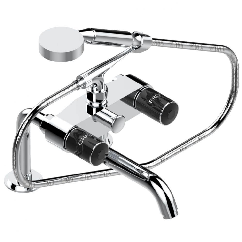 G2L-13G/US - Exposed Tub Filler With Cradle Handshower Deck Mounted