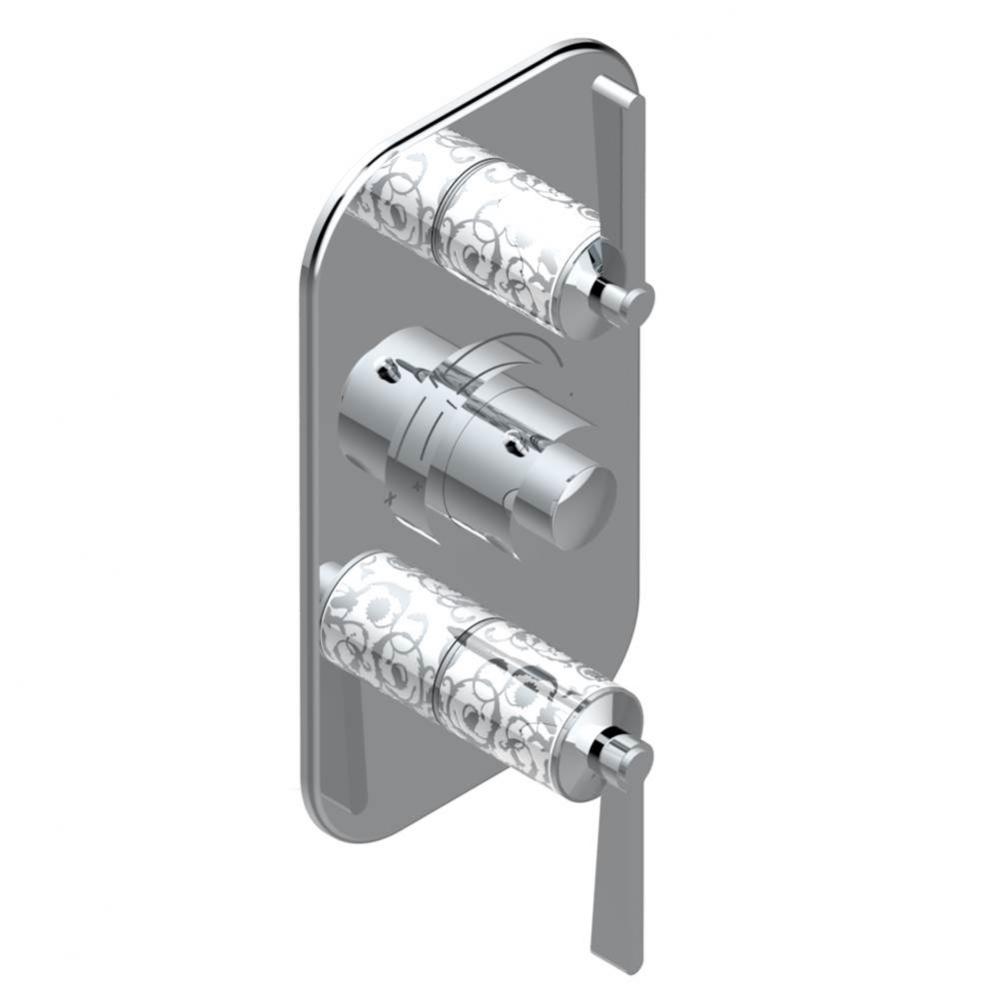 G2S-5400BE - Trim For Thg Thermostatic Valve 2 Volume Controls Ref. 5400Ae/Us