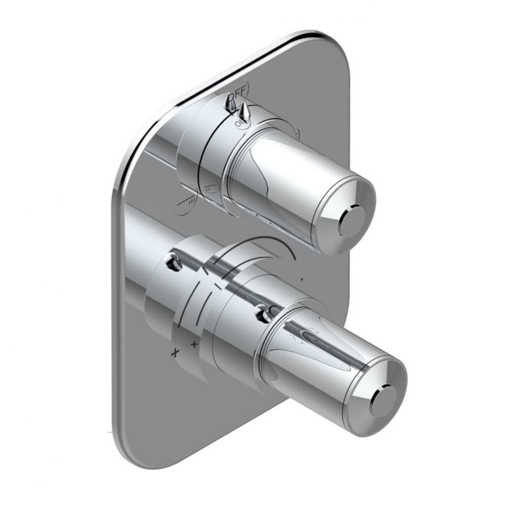 Trim for thg thermostat with 2-way diverter, rough part supplied with fixing box ref. 5 500AE/US