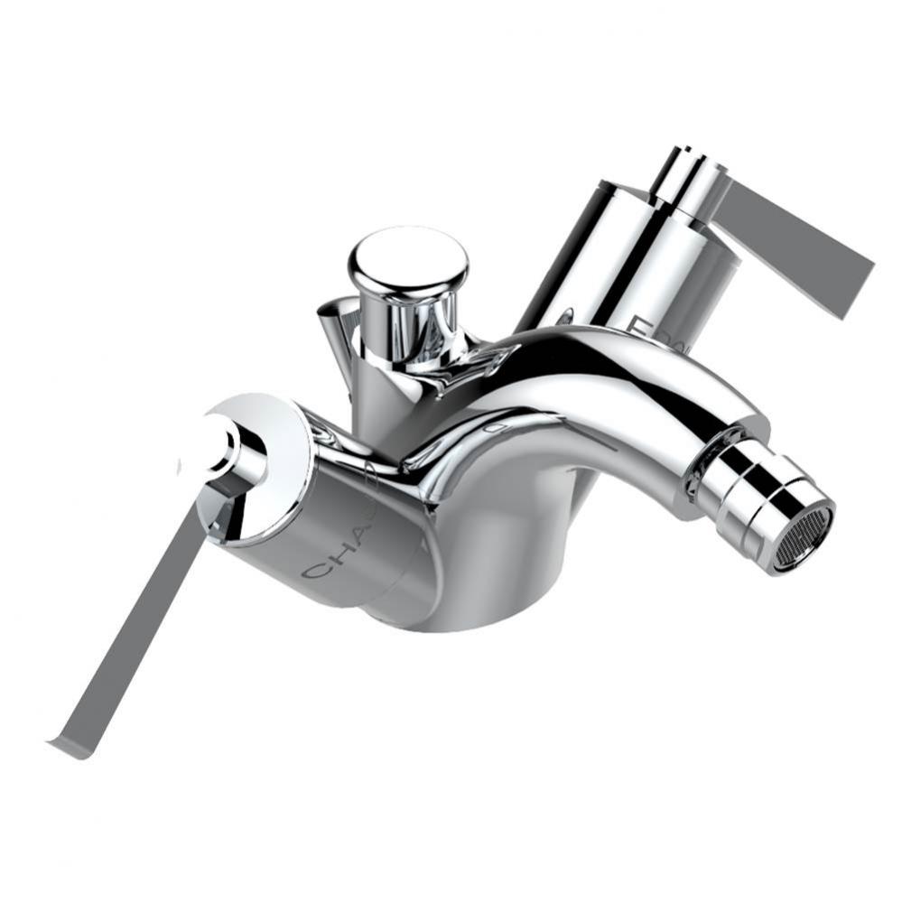 G2U-3205/2US - Single Hole Bidet Faucet Integral Diverter For Vertical Spray With Drain