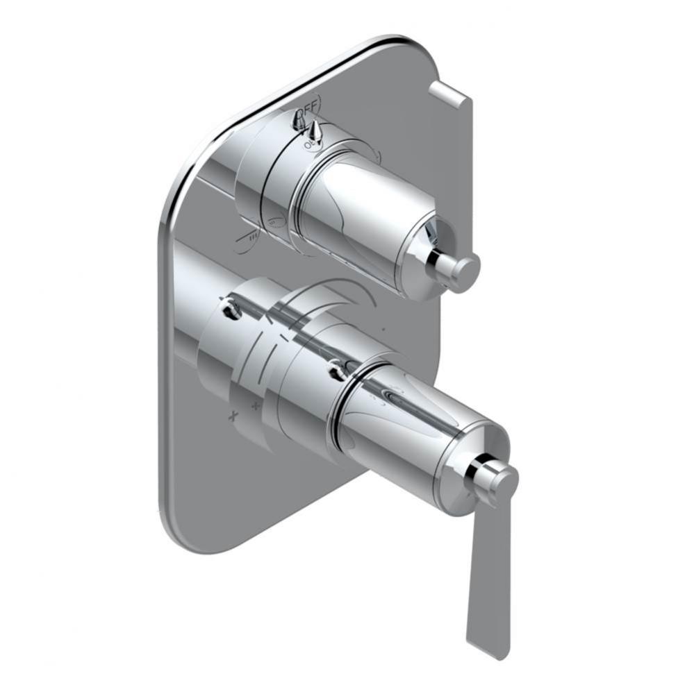 Trim for thg thermostat with 2-way diverter, rough part supplied with fixing box ref. 5 500AE/US