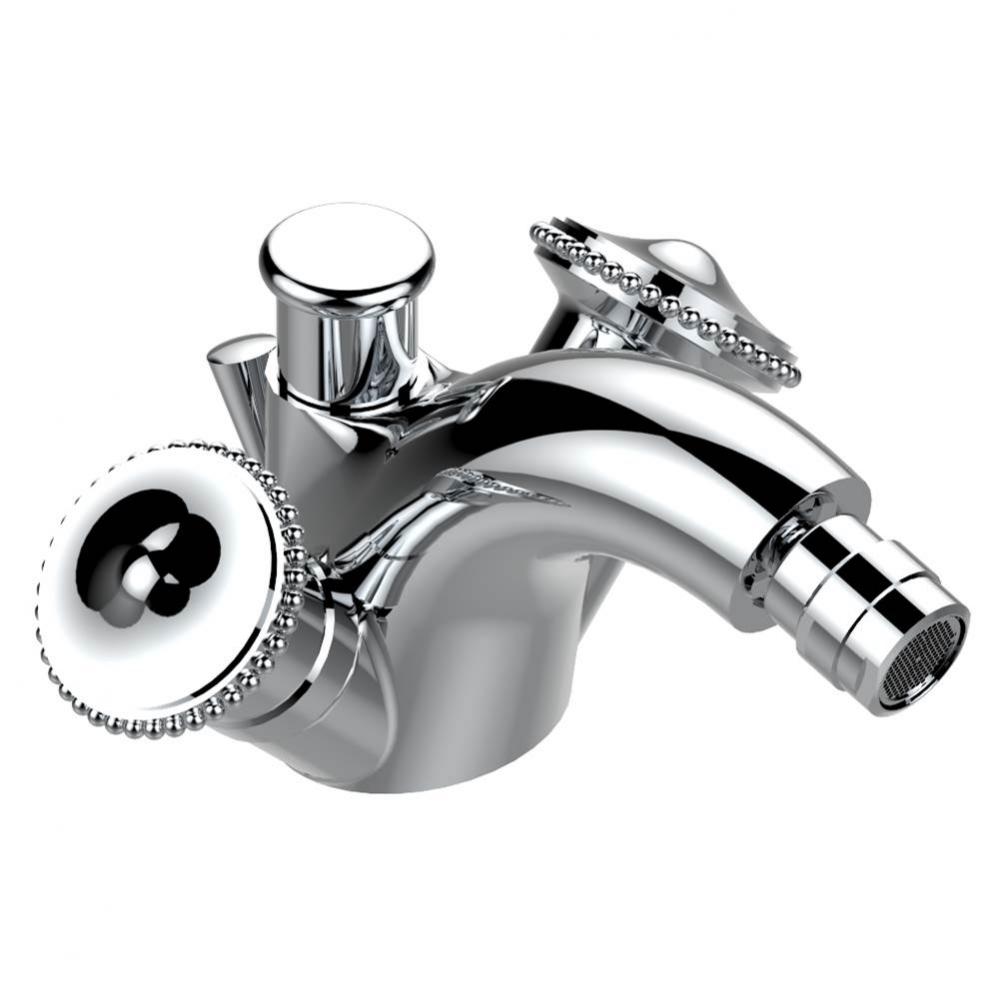 G47-3205/2US - Single Hole Bidet Faucet Integral Diverter For Vertical Spray With Drain