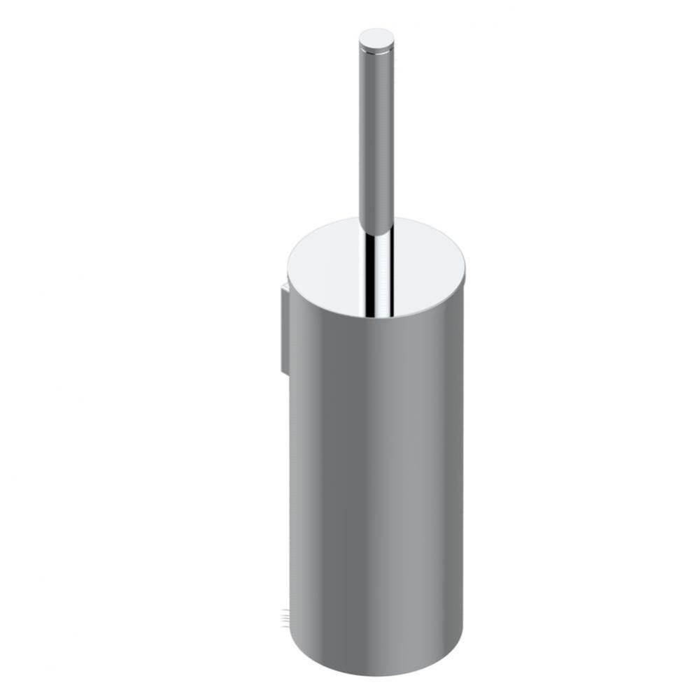 U6J-4720C - Metal Toilet Brush Holder With Brush With Cover Wall Mounted