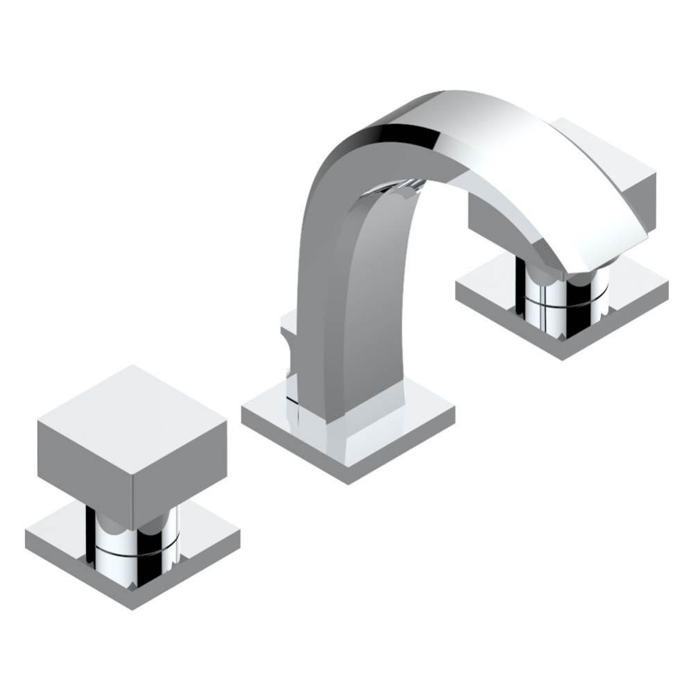 Widespread lavatory set with drain for 1 1/4'' + countertop