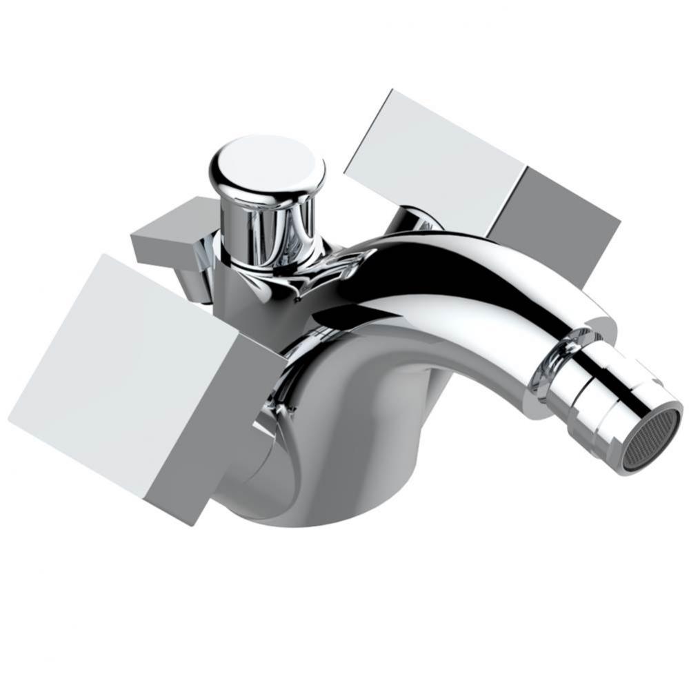 G79-3205/2US - Single Hole Bidet Faucet Integral Diverter For Vertical Spray With Drain