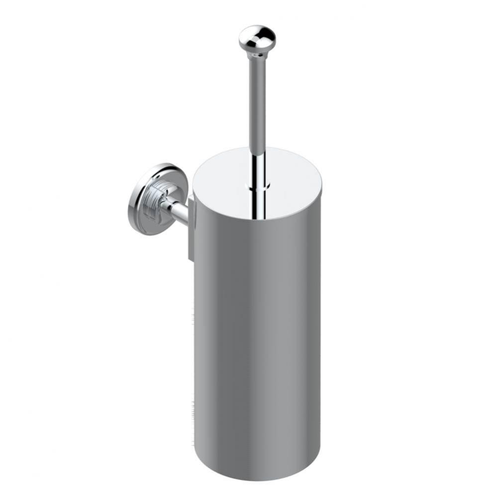 G7B-4720C - Metal Toilet Brush Holder With Brush With Cover Wall Mounted