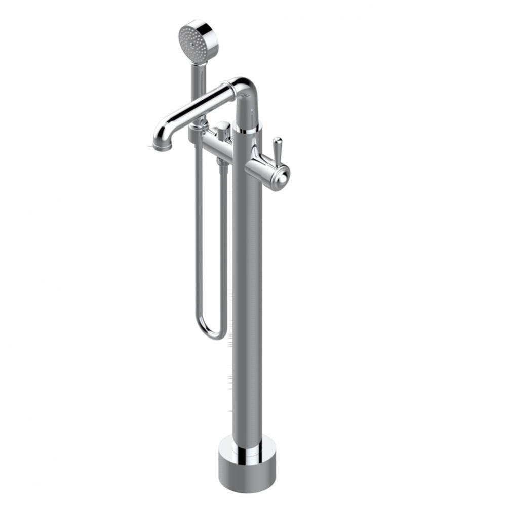 G7A-6508S - Free-Standing Single Lever Bath Mixer With Handshower