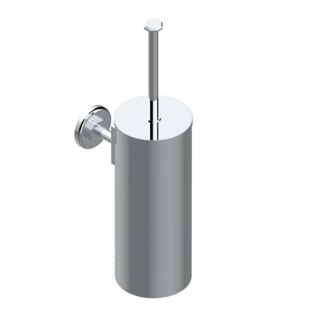 G7C-4720C - Metal Toilet Brush Holder With Brush With Cover Wall Mounted