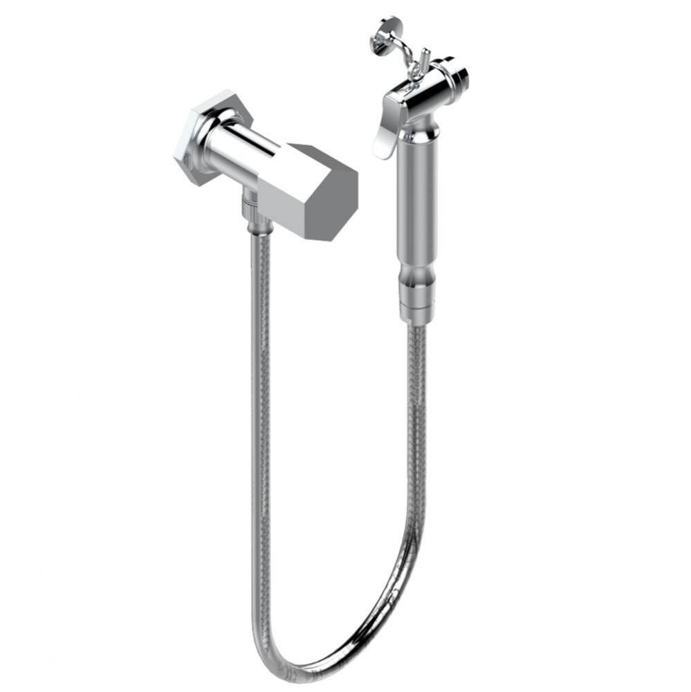 J17-5840/8US - Handheld Spray Bidet With Hose Elbow/Hook