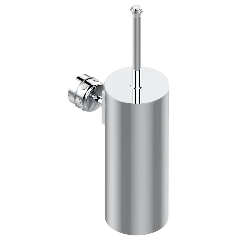 U1S-4720C - Metal Toilet Brush Holder With Brush With Cover Wall Mounted