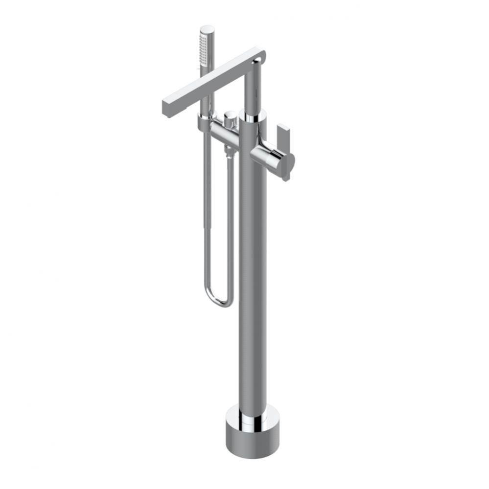 U2A-6508S - Free-Standing Single Lever Bath Mixer With Handshower