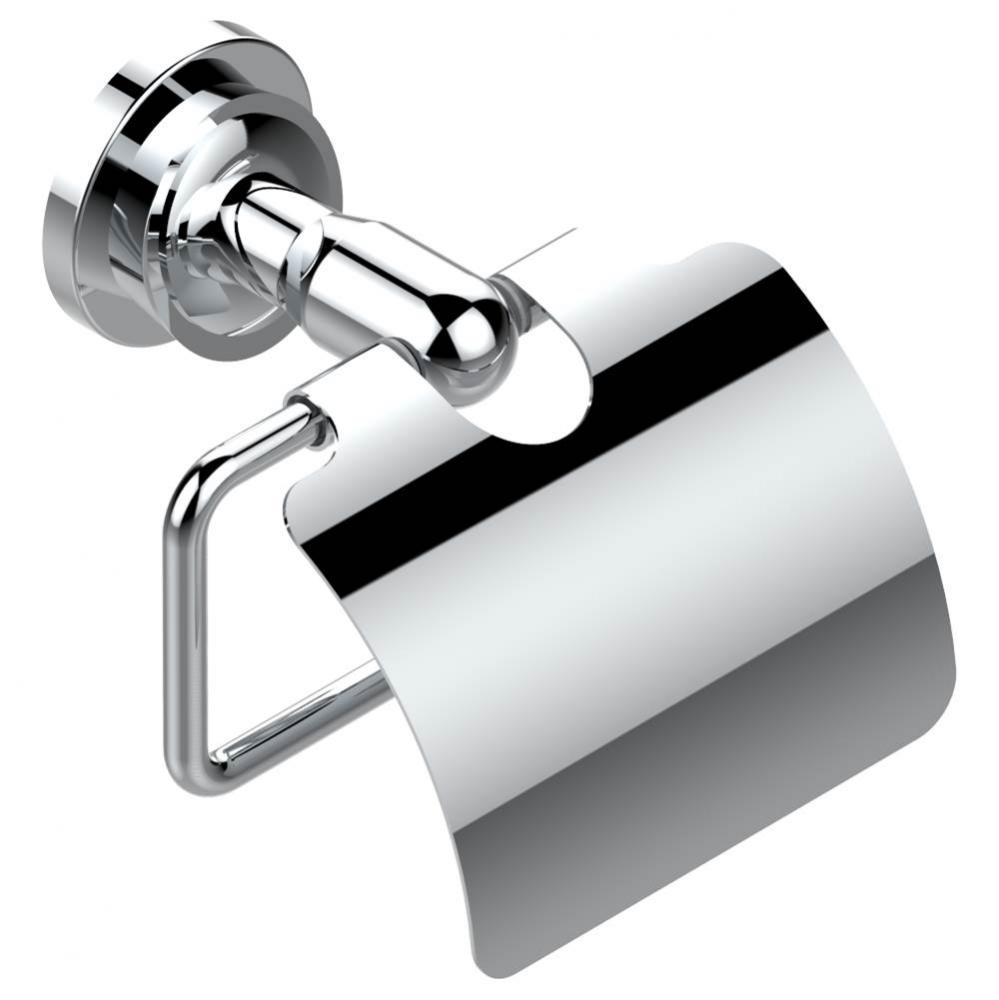 U3A-538AC - Toilet Paper Holder Single Mount With Cover