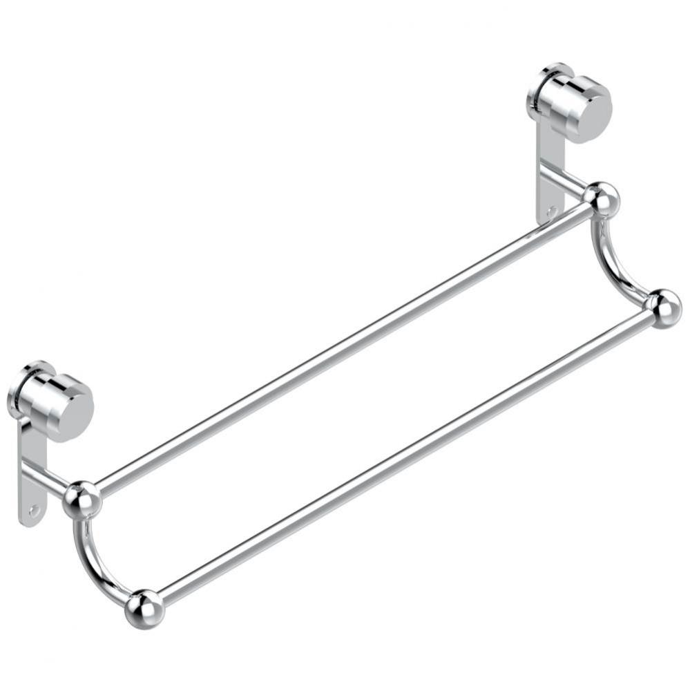 Double towel bar, 24'' long