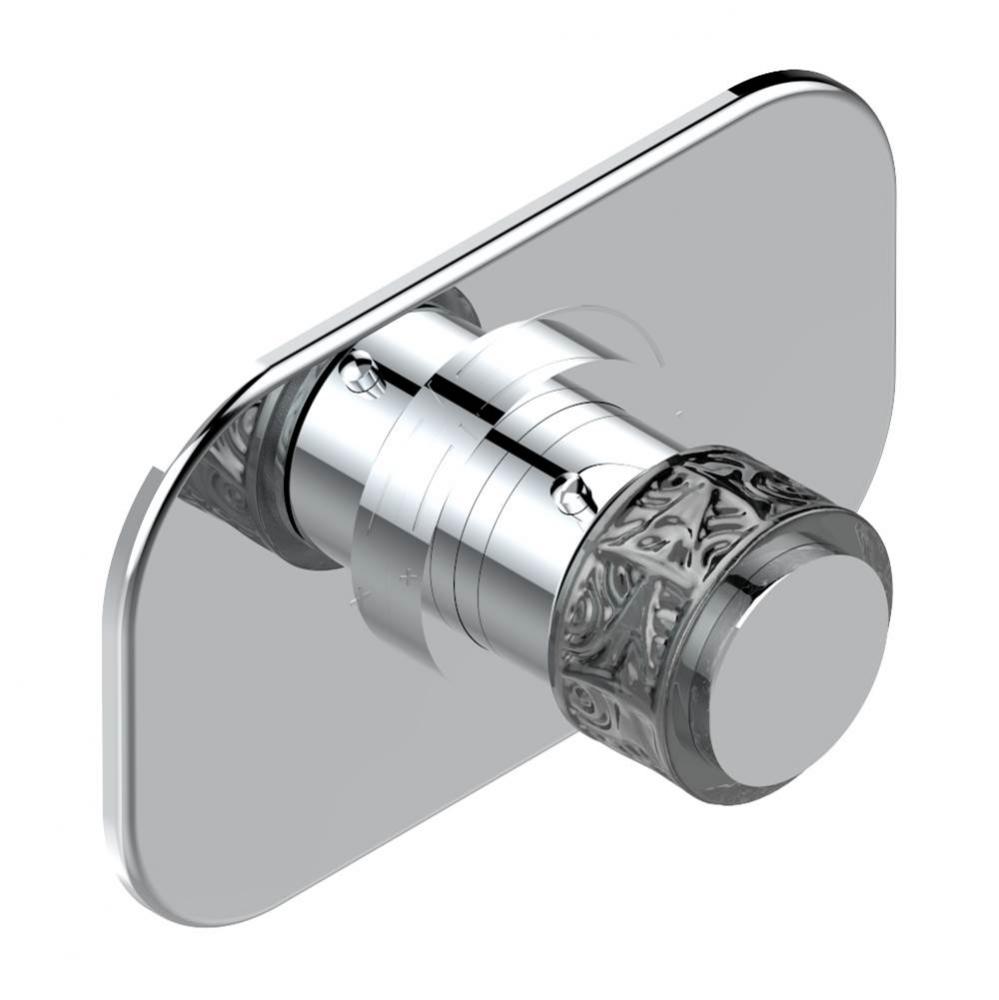 Trim for THG thermostatic valve, rough part supplied with fixing box ref.5 200AE/US