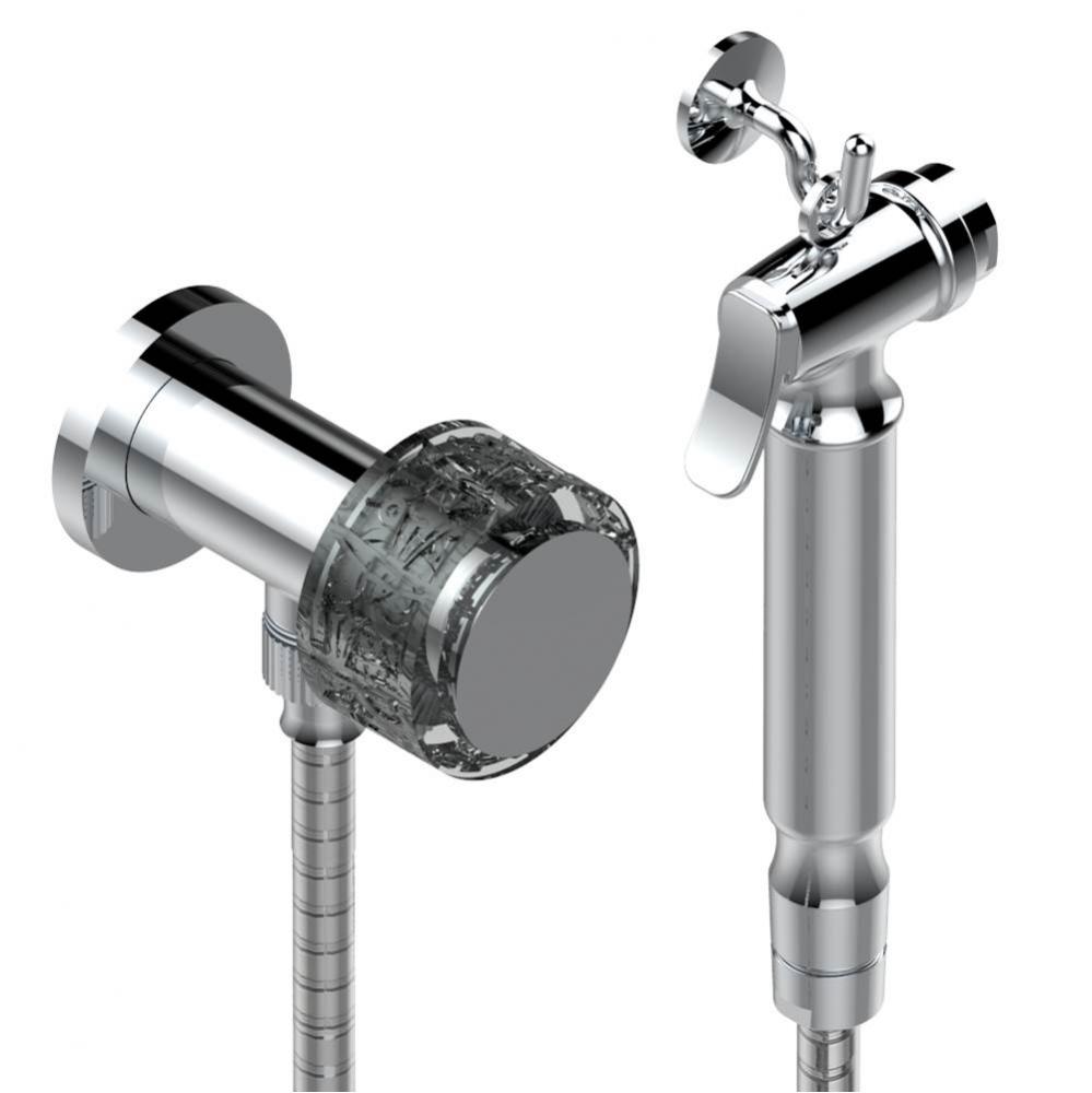 U5C-5840/8US - Handheld Spray Bidet With Hose Elbow/Hook