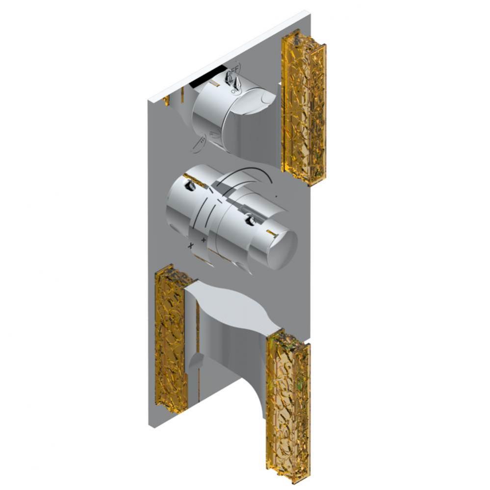 U5E-5540BE - Trim For Thg Thermostat With 2 Way Diverter And On/Off Control Ref.5540Ae/Us