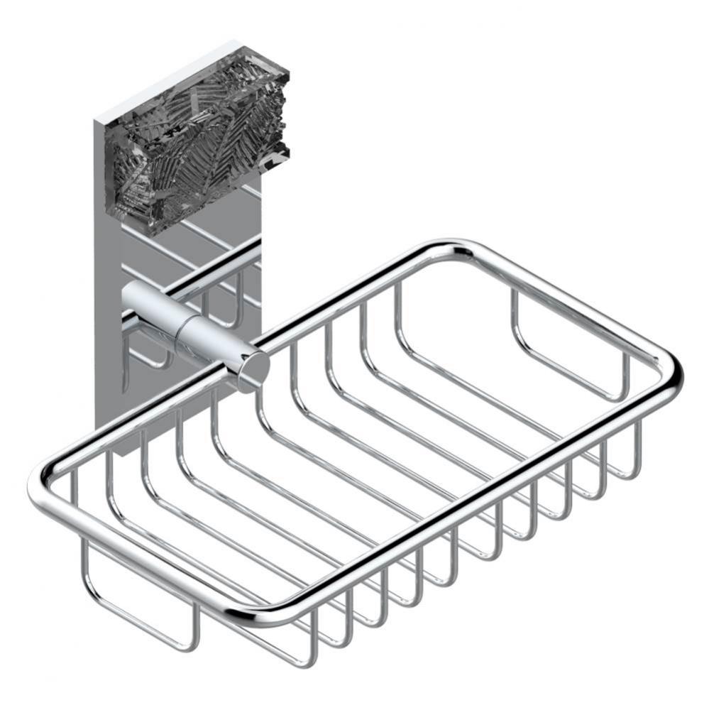 Soap basket, wall mounted 6''1/4 x 3''5/8