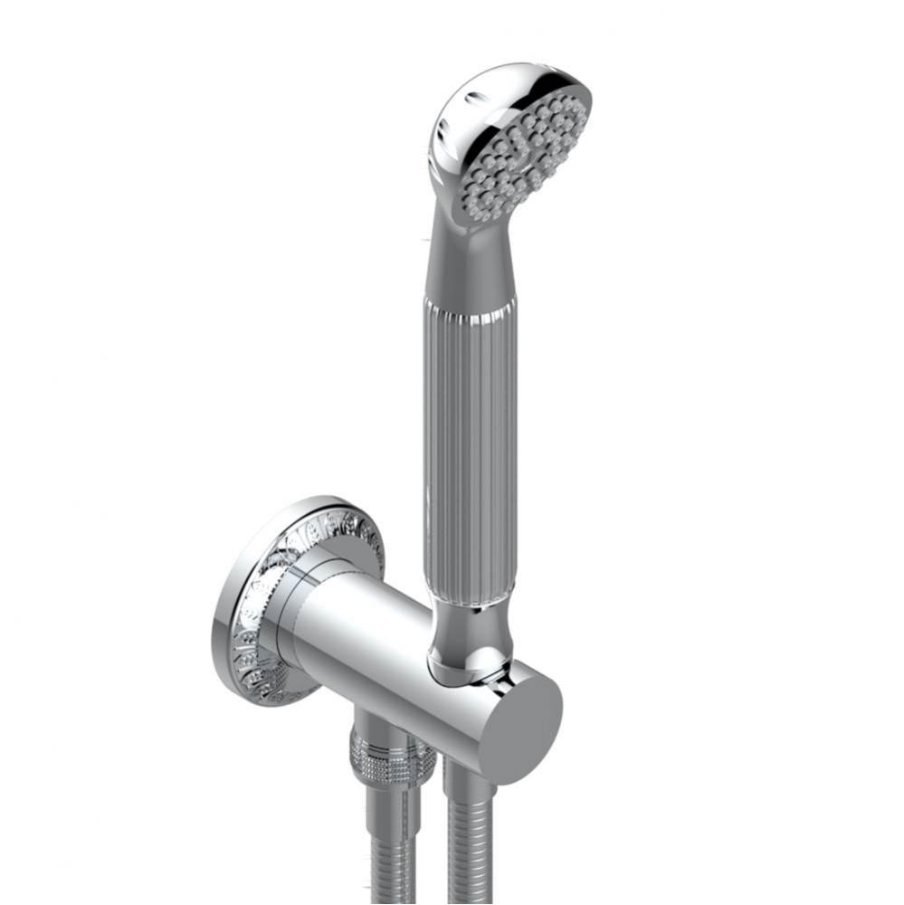 U95-54/US - Wall Mounted Handshower With Integrated Fixed Hook