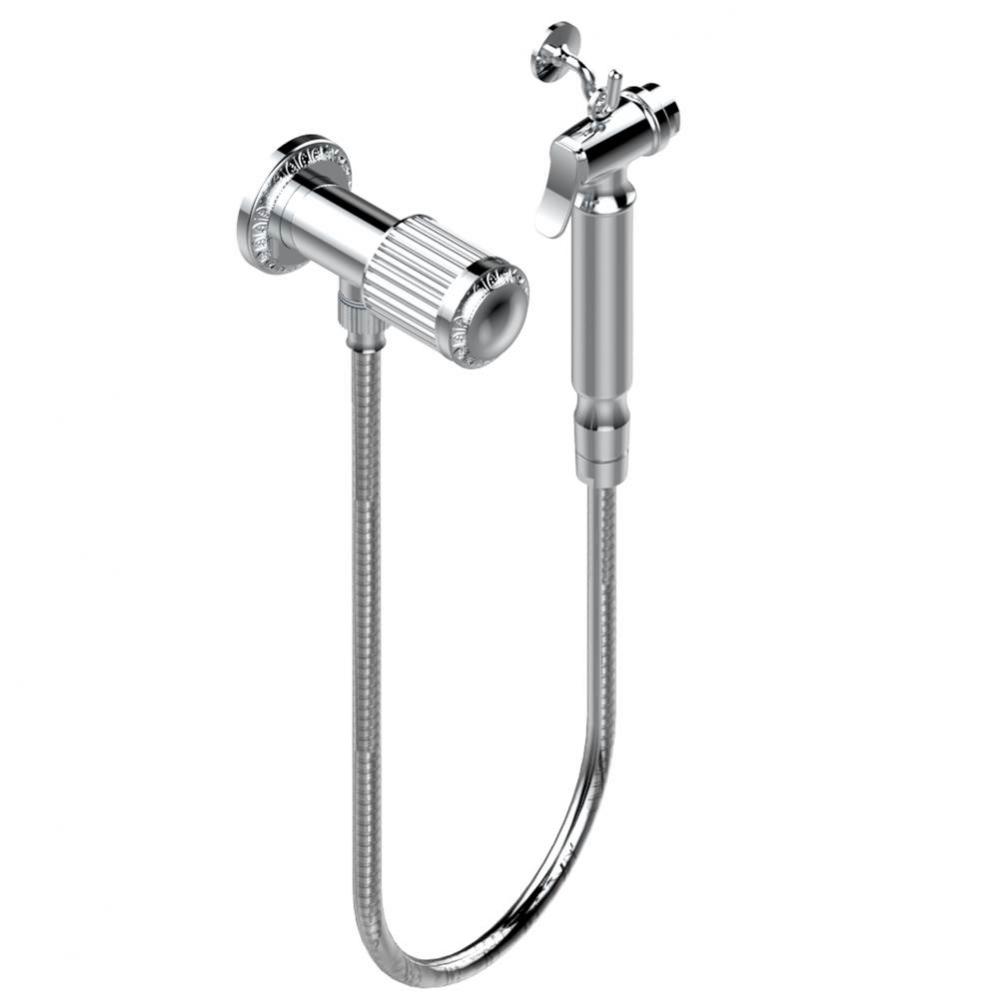 U93-5840/8US - Handheld Spray Bidet With Hose Elbow/Hook