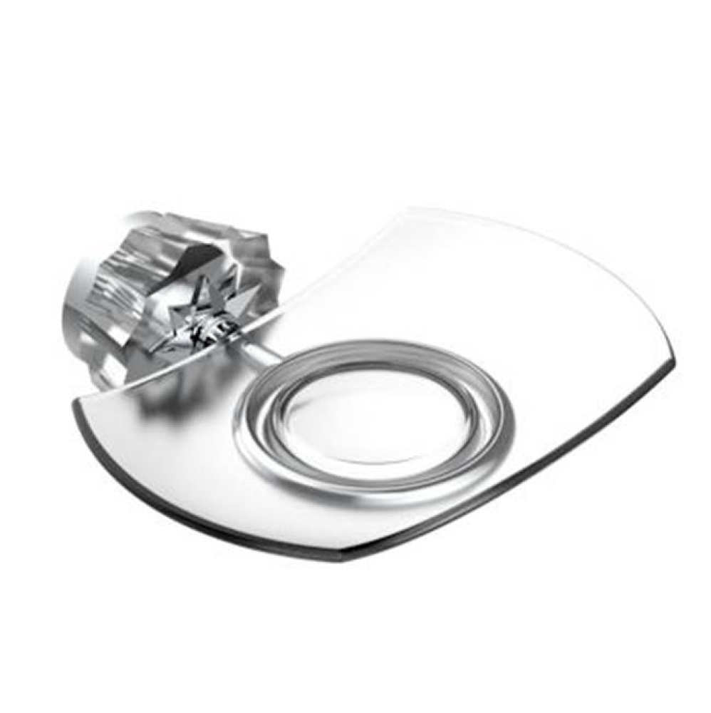 Glass Soap Dish, Wall Mounted