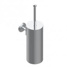 THG G2L-4720C-F05 - Metal Toilet Brush Holder With Brush With Cover Wall Mounted