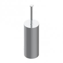 THG G7J-4700C-F05 - Metal Toilet Brush Holder With Brush With Cover Floor Mounted