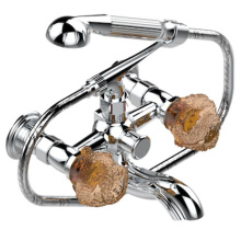 THG U5D-13B/US-A08 - Exposed Tub Filler With Cradle Handshower, Wall Mounted